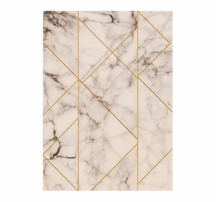 Papel de parede mármore com design elegante em grade - TenStickers