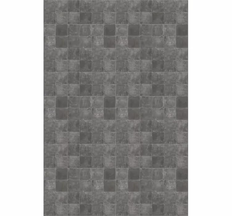 Papel de parede azulejo quadrados vintage cinza escuro - TenStickers