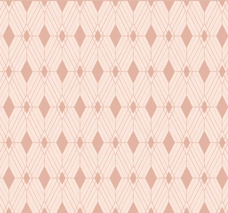 Papel de parede azulejo diamantes pastel art déco - TenStickers
