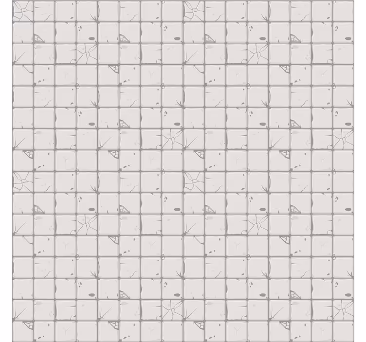 Papel de parede azulejo em tons de cinza claro envelhecido - TenStickers
