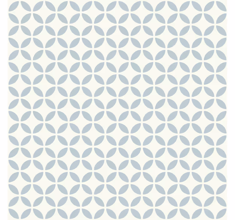 Papel de parede azulejo com design circular - TenStickers