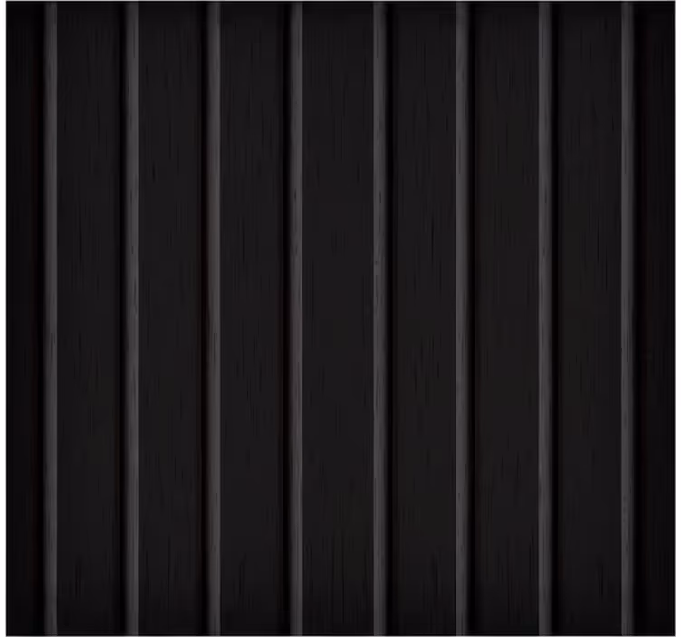 Papel de parede para sala painel preto rústico - TenStickers