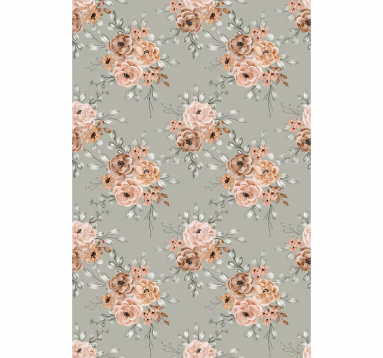 Papel de parede corredor arranjo bege bonito - TenStickers