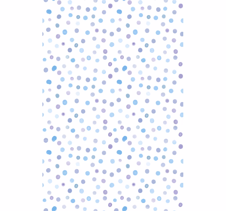 Papel de parede nórdicos com pontos coloridos pintados - TenStickers