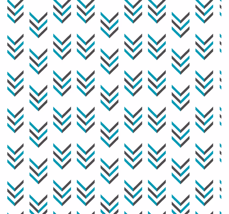 Papel de parede nórdicos setas azuis - TenStickers