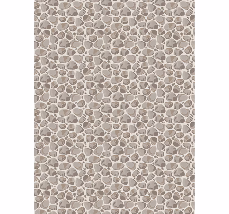 Papel de parede texturas e padrões padrão de seixos - TenStickers