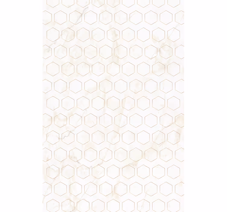 Papel de parede texturas e padrões padrão hexagonal - TenStickers