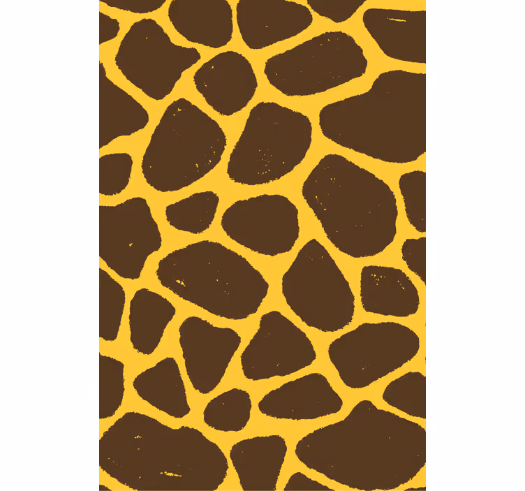 Papel de parede para sala estampa de girafa - TenStickers