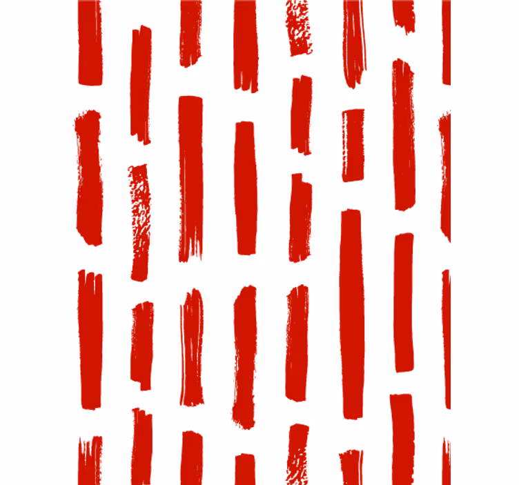 Papel de parede para sala listras vermelhas e brancas - TenStickers
