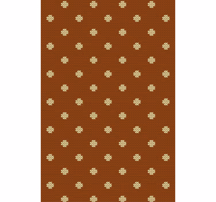 Papel de parede para sala padrão de bolinhas tricotadas - TenStickers