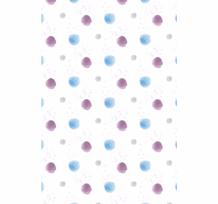 Papel de parede para sala círculos manchados vibrantes - TenStickers