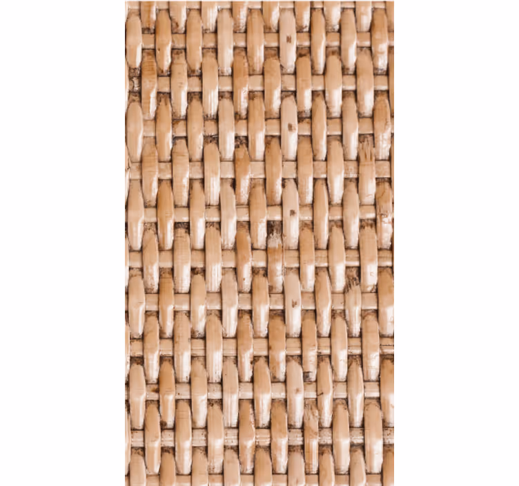 Papel de parede para sala com superfície texturizada tecido - TenStickers