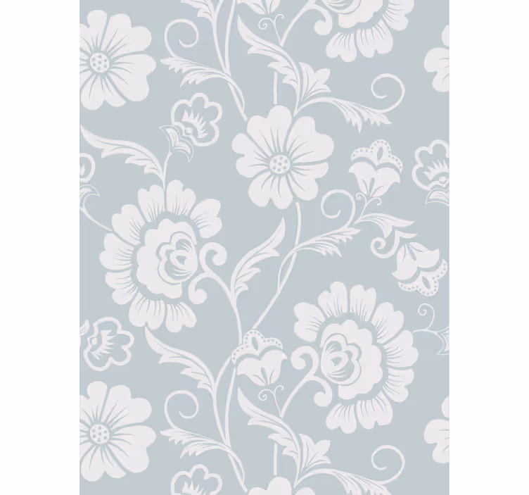 Papel de parede para sala com arranjo floral - TenStickers