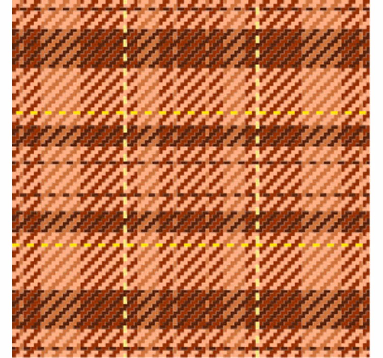 Papel de parede vintage padrão quadrado dos anos 70 - TenStickers