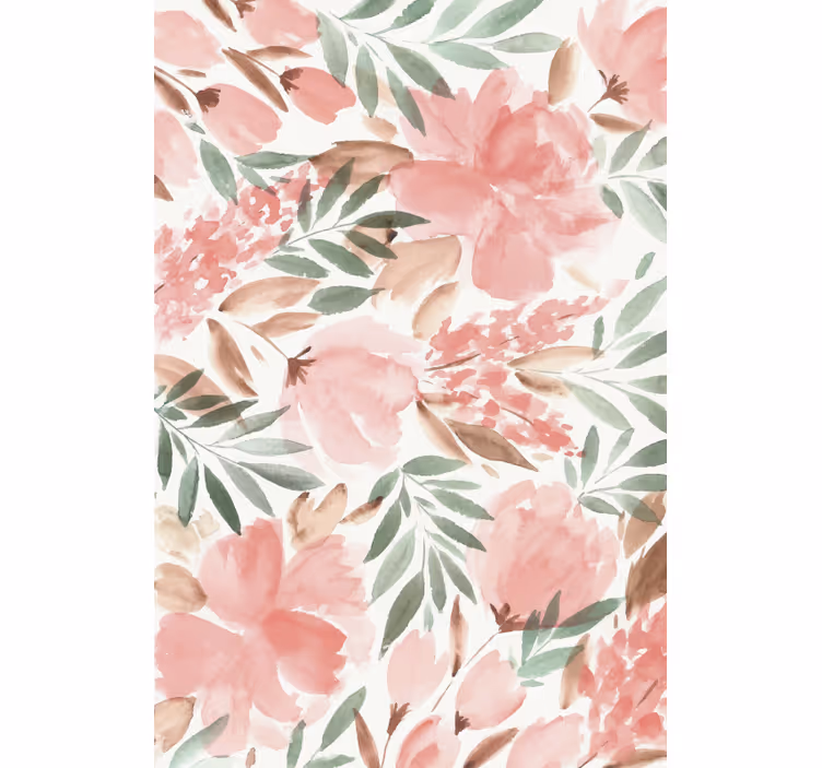 Papel de parede flores florais em florada - TenStickers