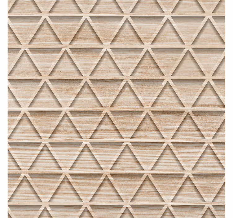 Papel de parede formas geométricas padrões triangulares elevados - TenStickers