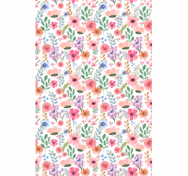 Papel de parede escritório multicolorido - TenStickers