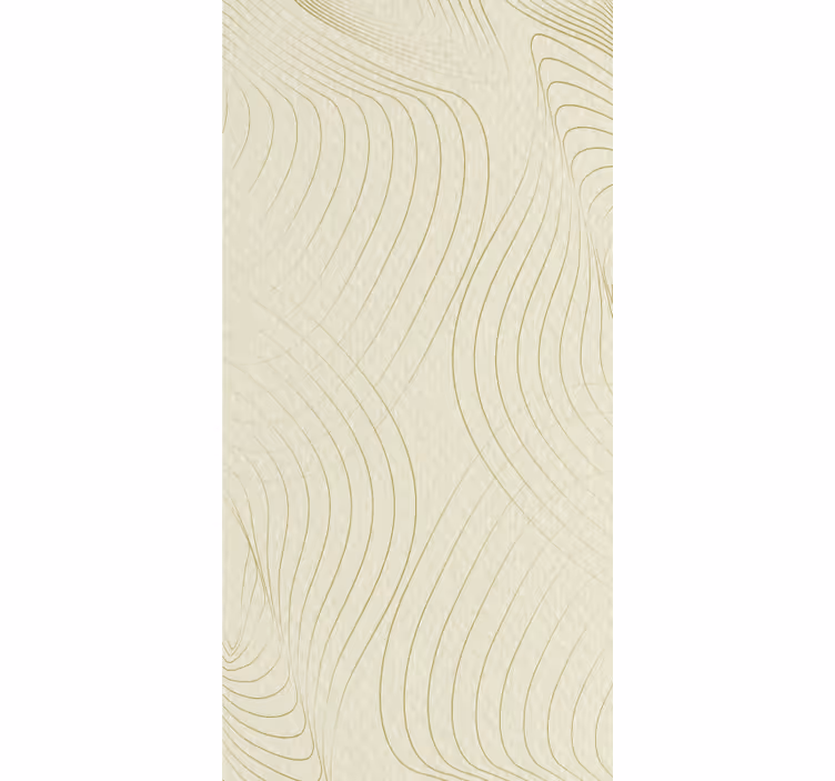 Papel de parede para sala com padrões de ondas sutis - TenStickers