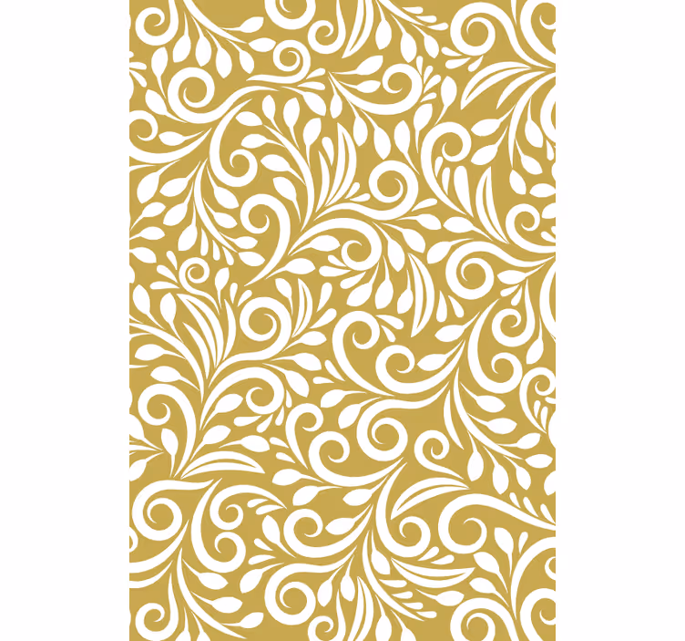 Papel de parede moderno padrão dourado - TenStickers
