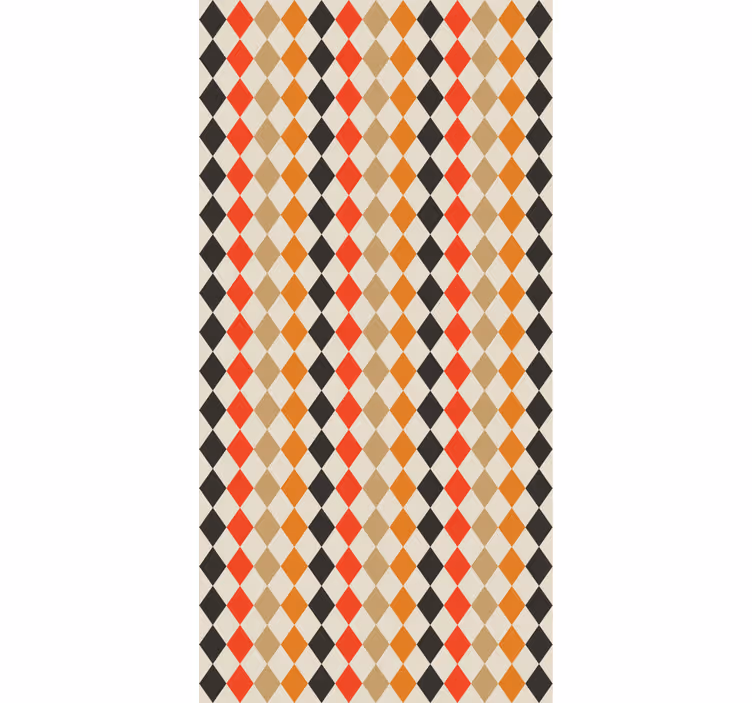Papel de parede moderno tema formas de diamante - TenStickers