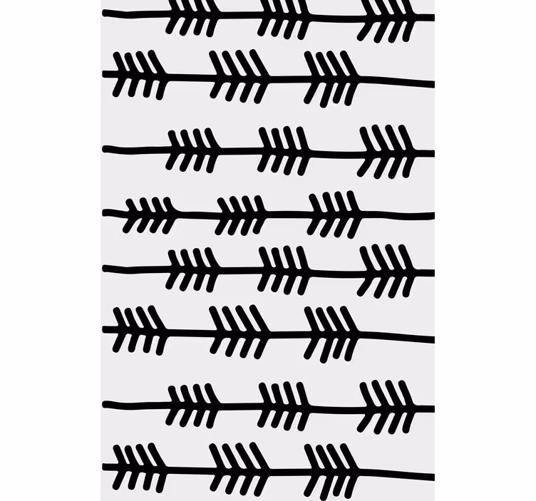 Papel de parede moderno com design de padrão de setas - TenStickers