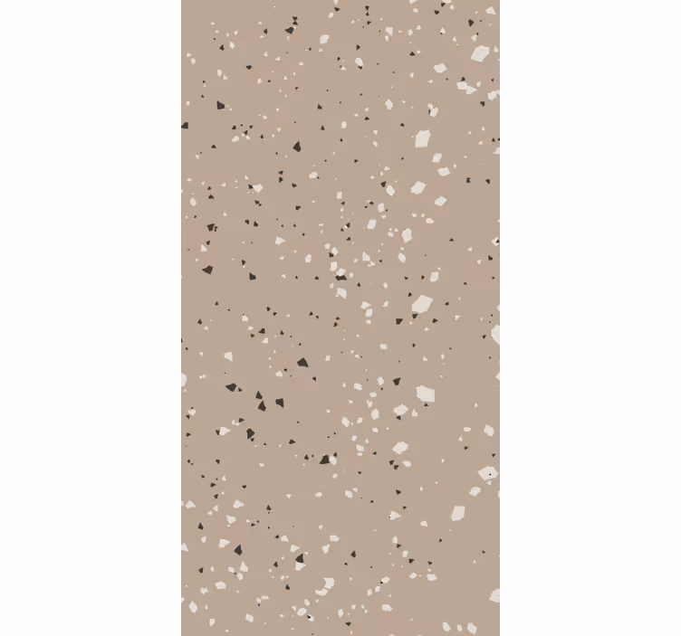 Papel de parede para cozinha textura terrazzo bege - TenStickers