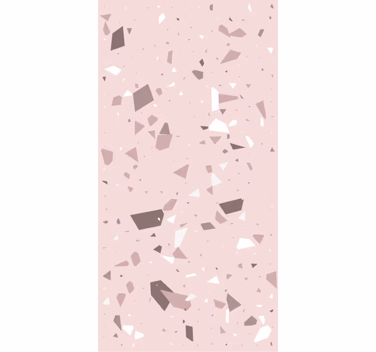Papel de parede para cozinha piso texturizado rosa - TenStickers