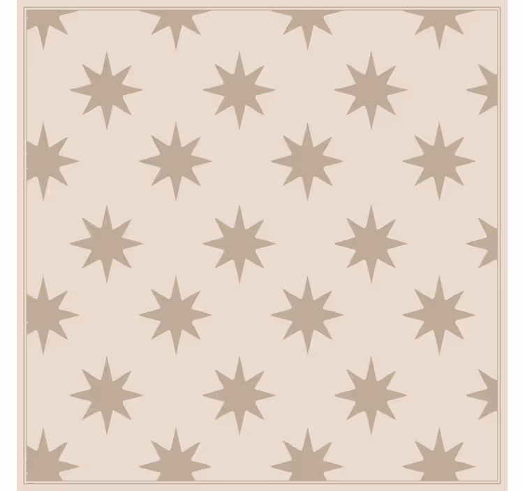 Papel de parede para cozinha beigemotif estrelado - TenStickers