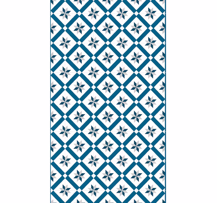 Papel de parede para cozinha azul hidráulico - TenStickers