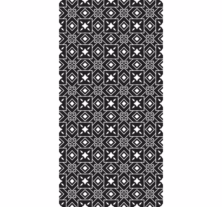 Papel de parede para cozinha estilo preto e branco - TenStickers