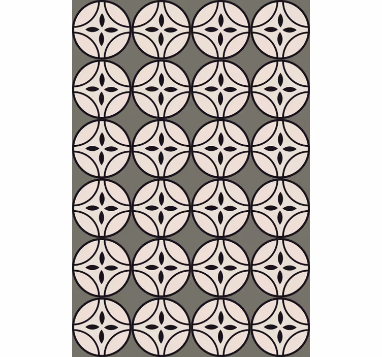 Papel de parede para cozinha harmonia circular - TenStickers