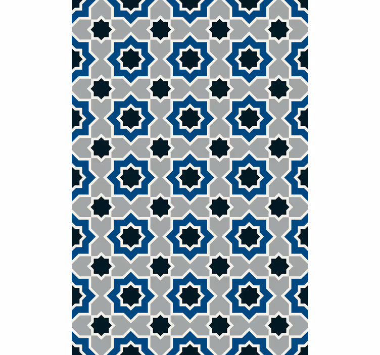 Papel de parede para cozinha padrão geométrico islâmico - TenStickers