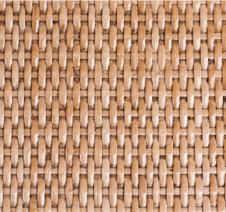 Papel de parede casa de banho padrão trançado natural - TenStickers