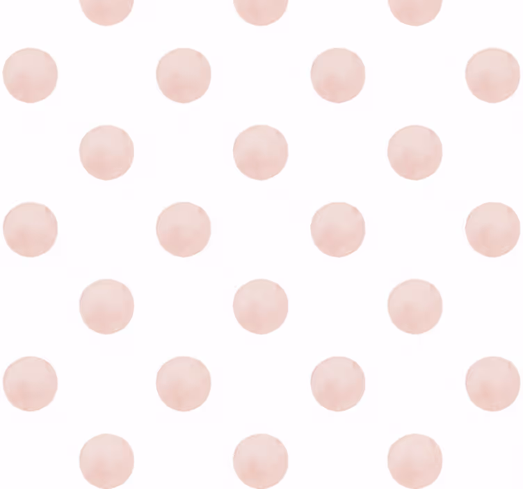 Papel de parede quarto de casal poá aquarela blush - TenStickers