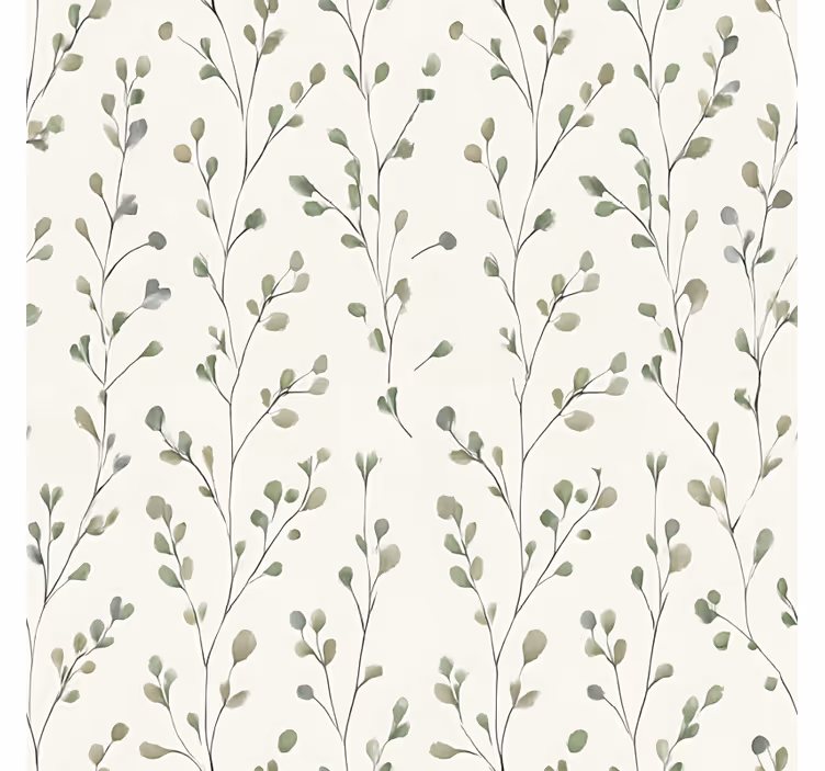 Papel de parede para sala floral pequeno - TenStickers