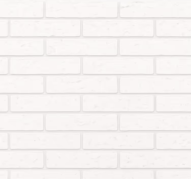 Papel de parede para sala tijolo branco simples - TenStickers