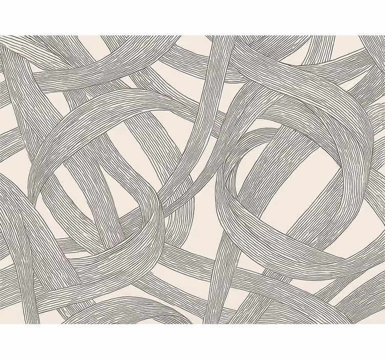 Papel de parede para sala murais abstratos modernos - TenStickers