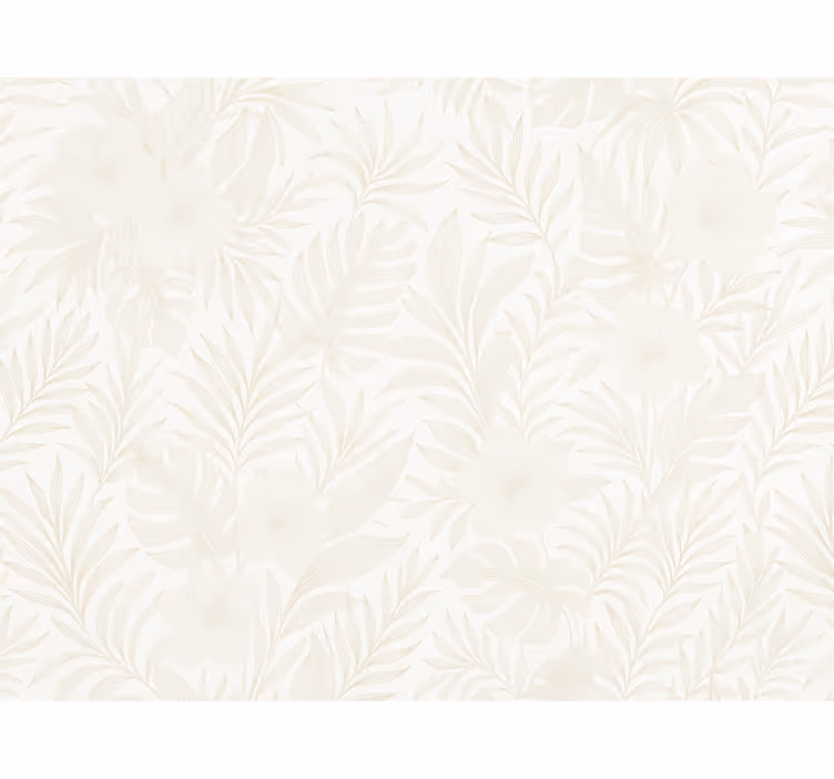 Papel de parede quarto de casal neutro tropical - TenStickers