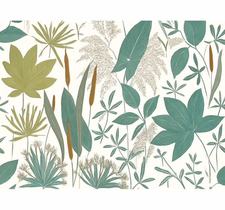 Papel de parede para sala selva tropical - TenStickers