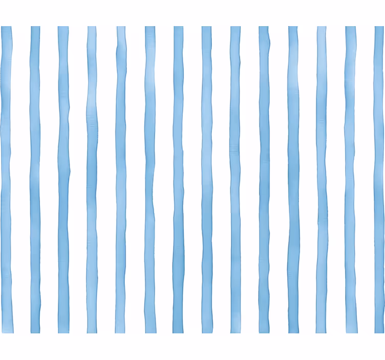 Papel de parede vertical listras em aquarela azul - TenStickers