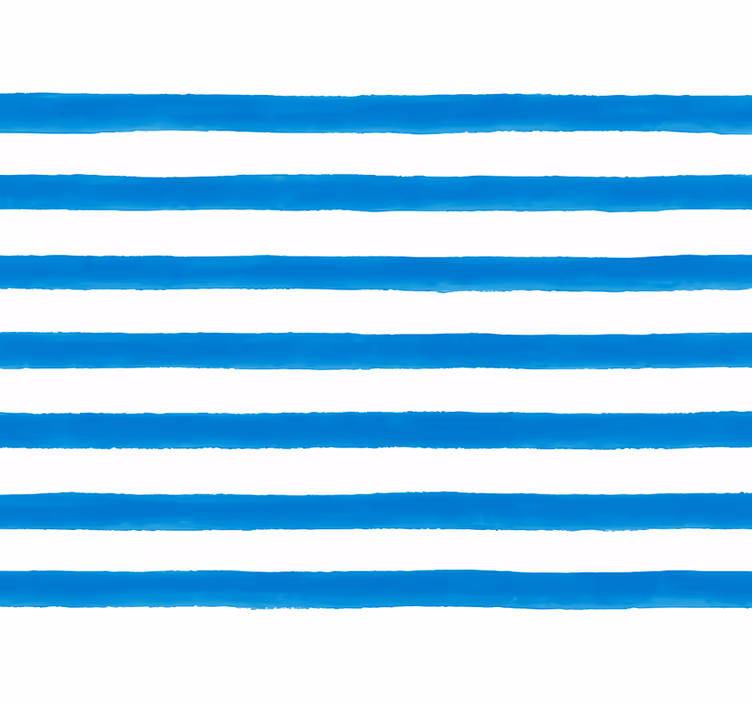 Papel de parede horizontal barras em aquarela azul - TenStickers