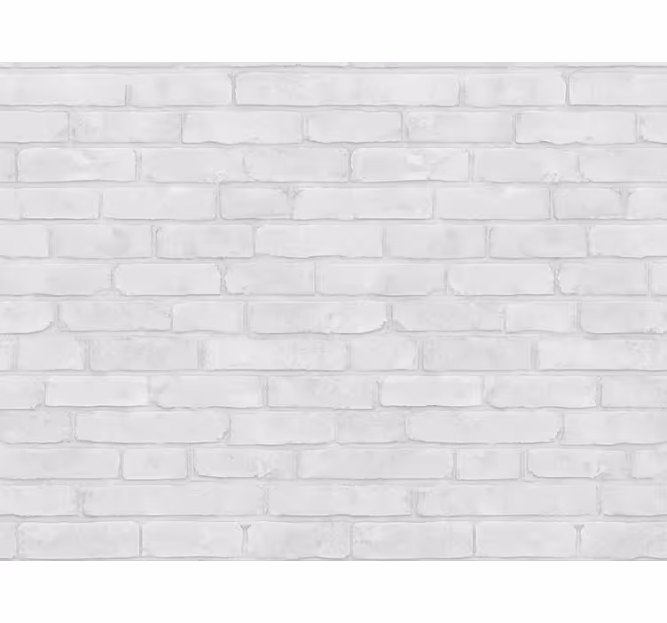 Papel de parede tijolo loft branco envelhecido - TenStickers