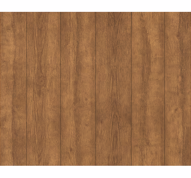 Papel de parede madeira prancha de noz rústica - TenStickers