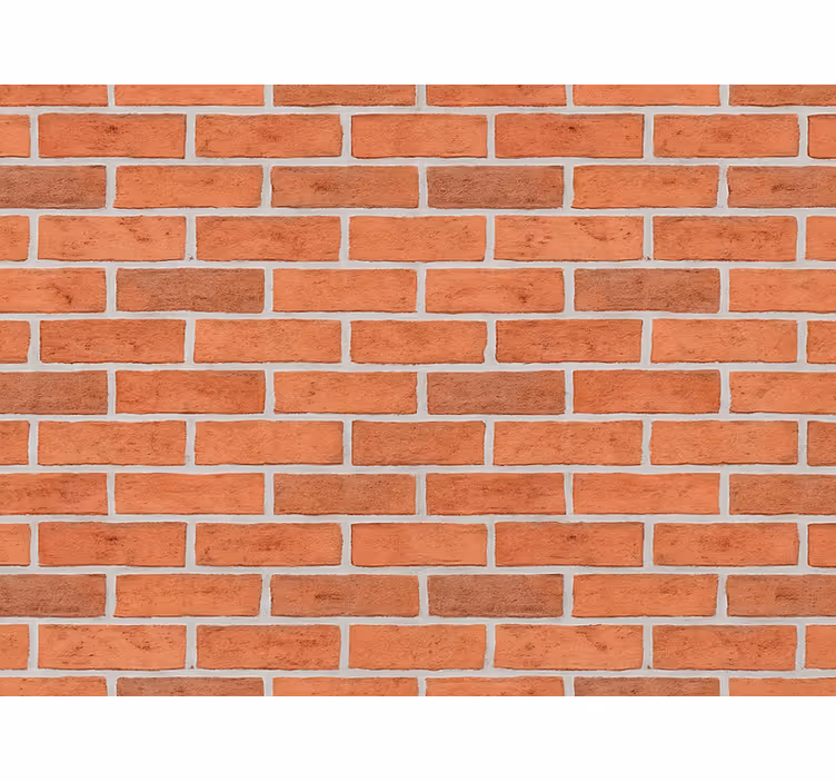 Papel de parede tijolo parede de tijolo vermelho clássico - TenStickers