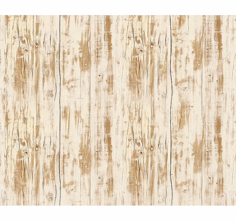Papel de parede para sala em madeira branquearada - TenStickers