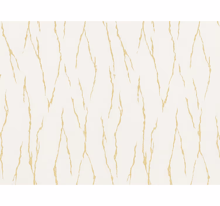 Papel de parede quarto de casal mármore branco com ouro - TenStickers