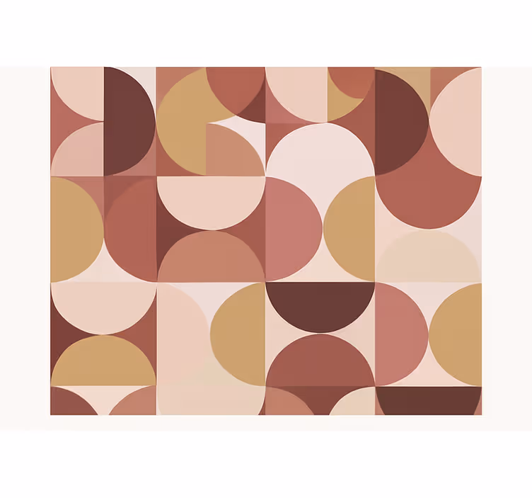 Papel de parede quarto de casal com design retro rosa - TenStickers