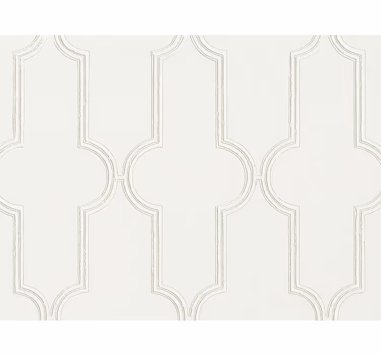 Papel de parede quarto de casal painel branco - TenStickers