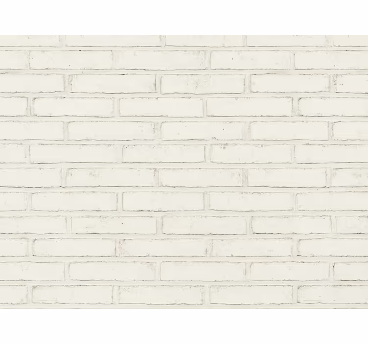 Papel de parede para sala tijolos brancos vintage - TenStickers