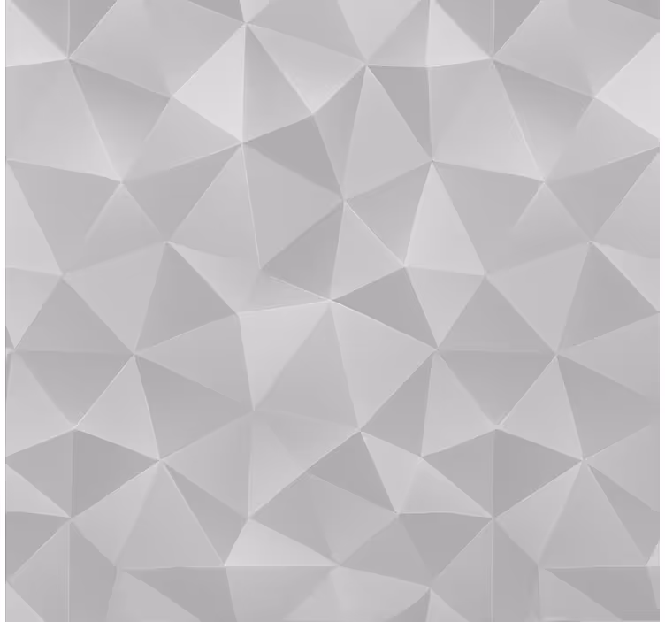 Papel de parede para sala triângulos 3d cinza claro - TenStickers